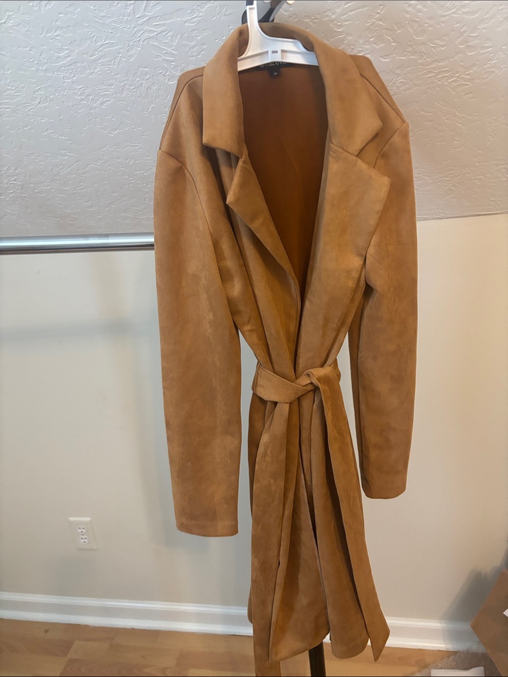 Tween faux suede coat NWOT
